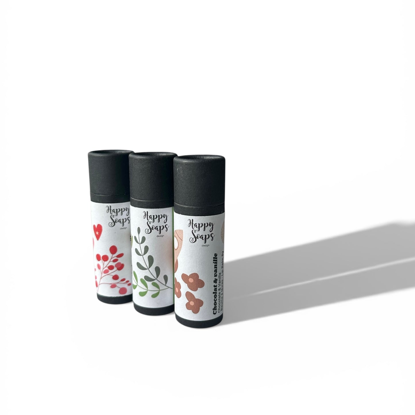 Baumes à lèvres naturels zéro plastique - 8g