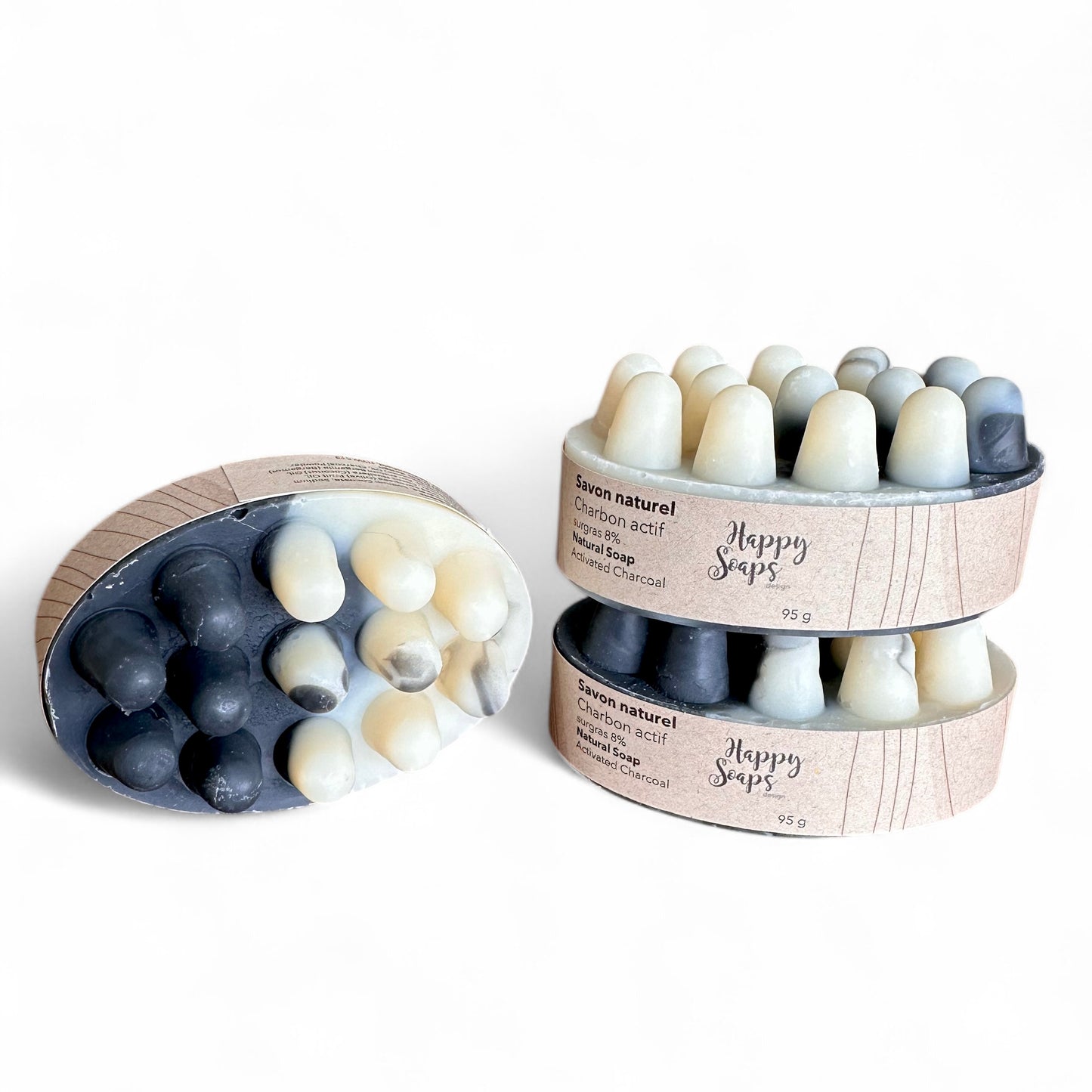 Savons de massage naturels - Fabrication artisanale à froid