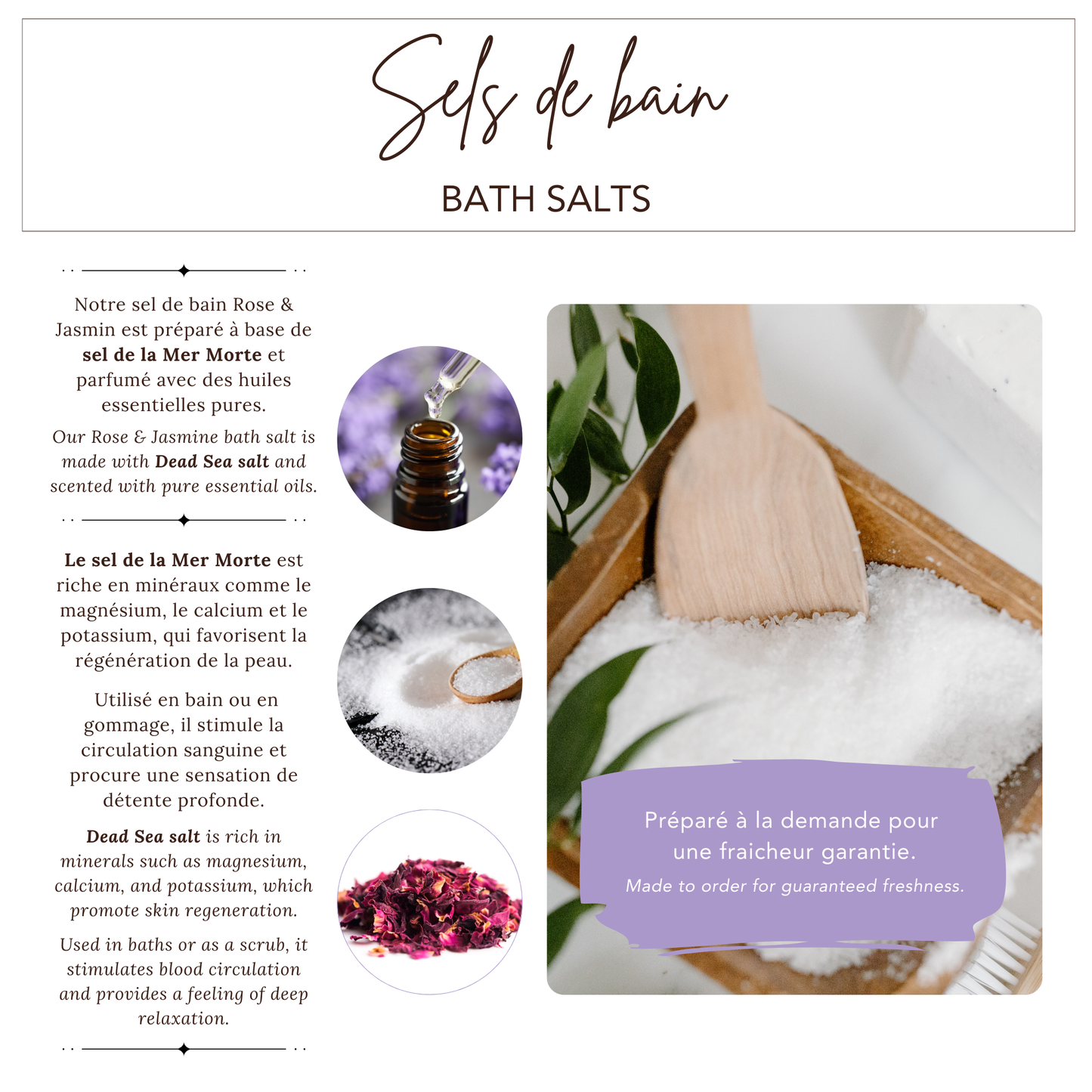 Petite boite cadeau romantique - Rose & Jasmin