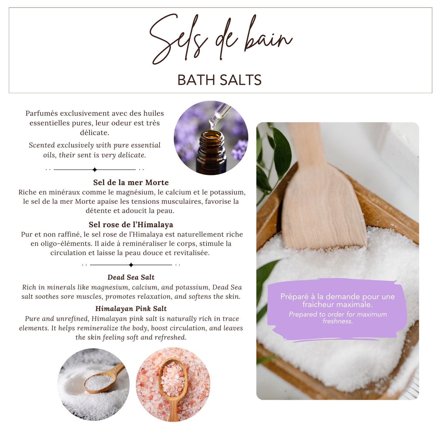 Boite cadeau détente pour le bain