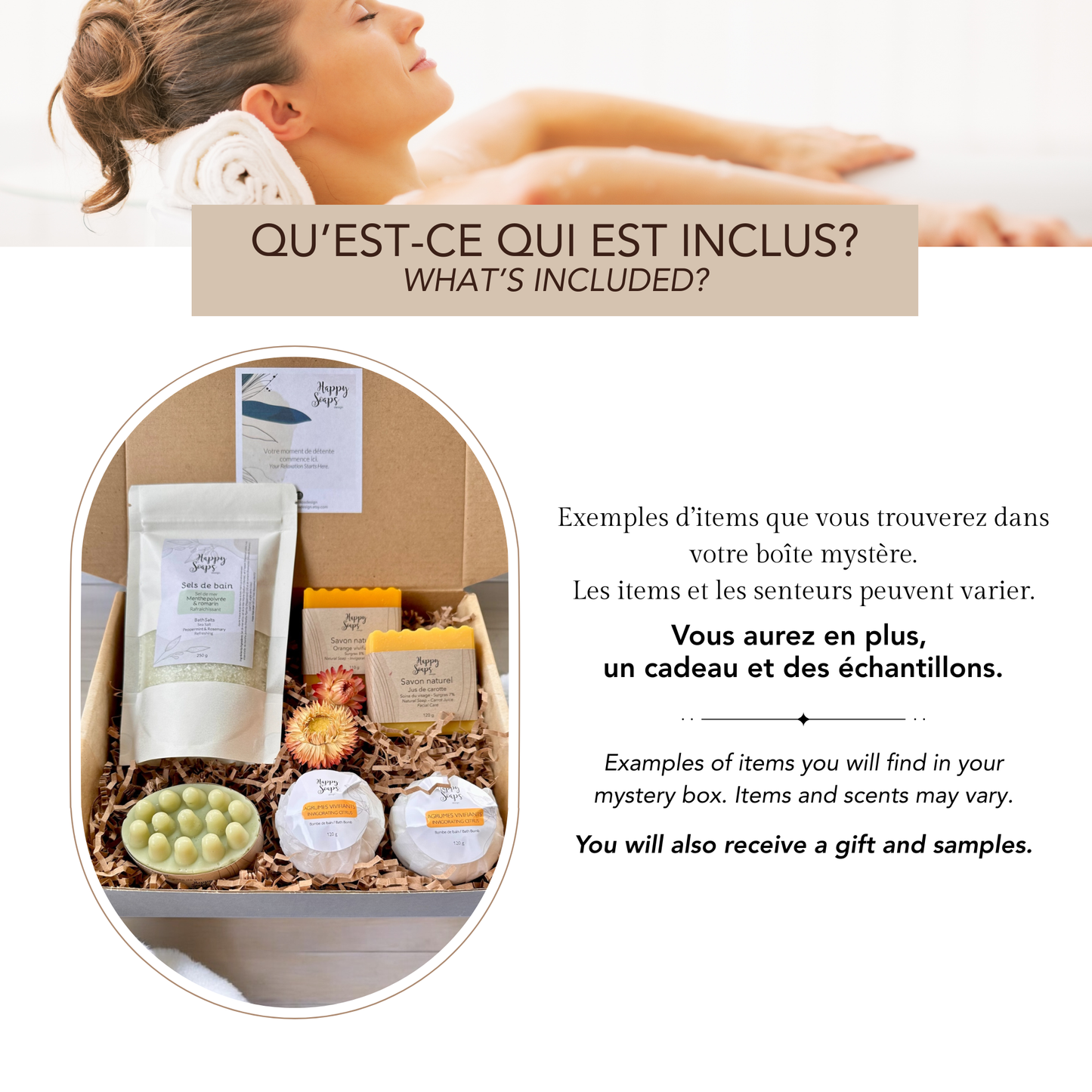 Boite cadeau cadeau mystère pour les indécises