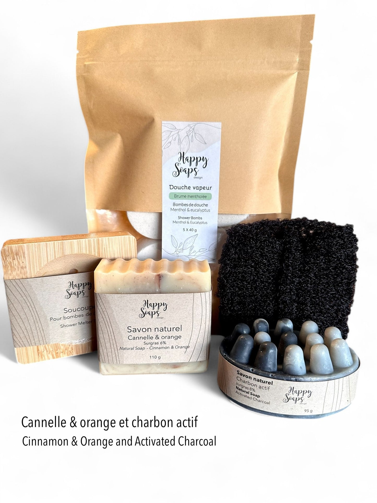 Boite cadeau pour lui - Produits naturels pour la douche
