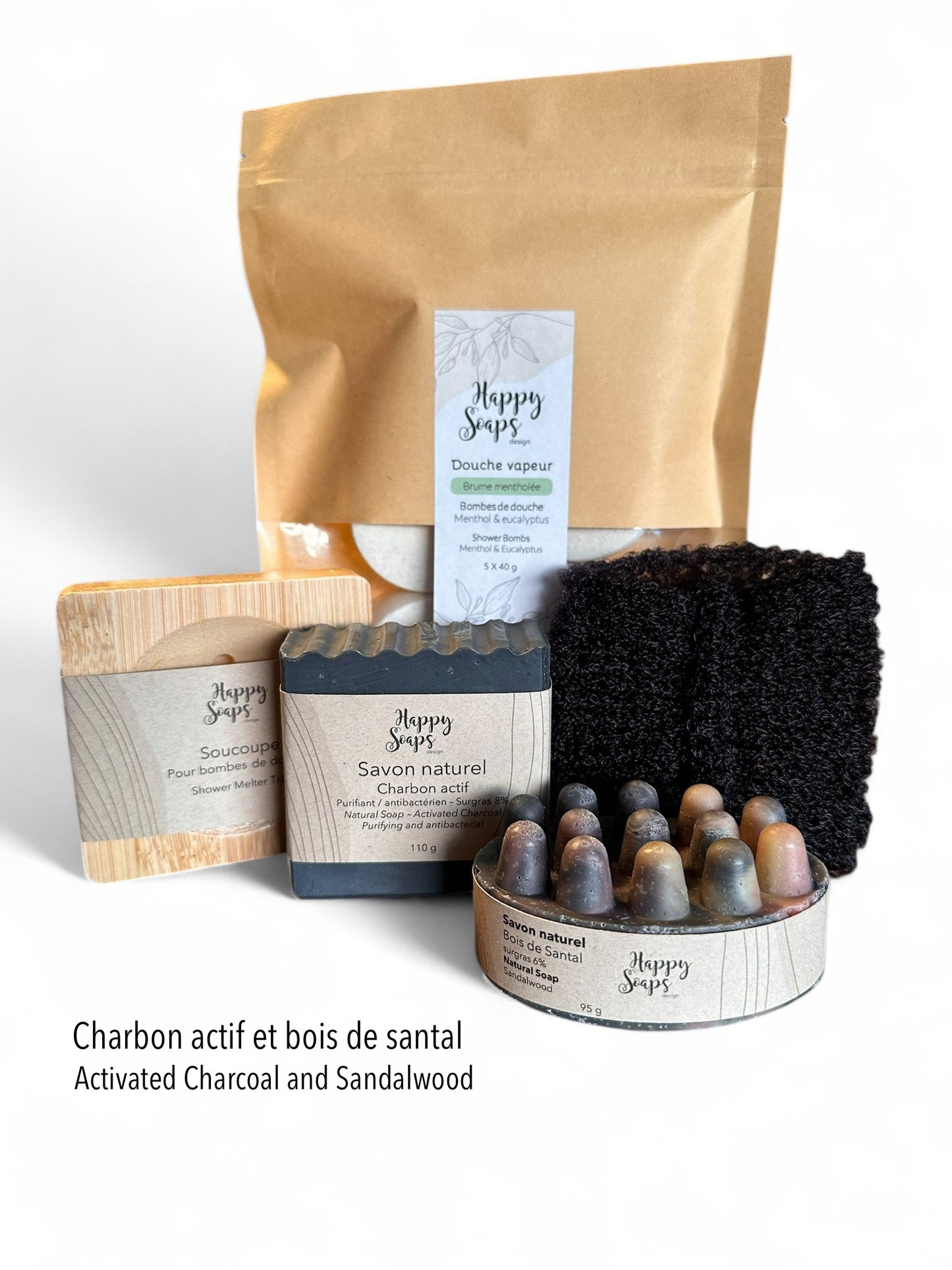 Boite cadeau pour lui - Produits naturels pour la douche