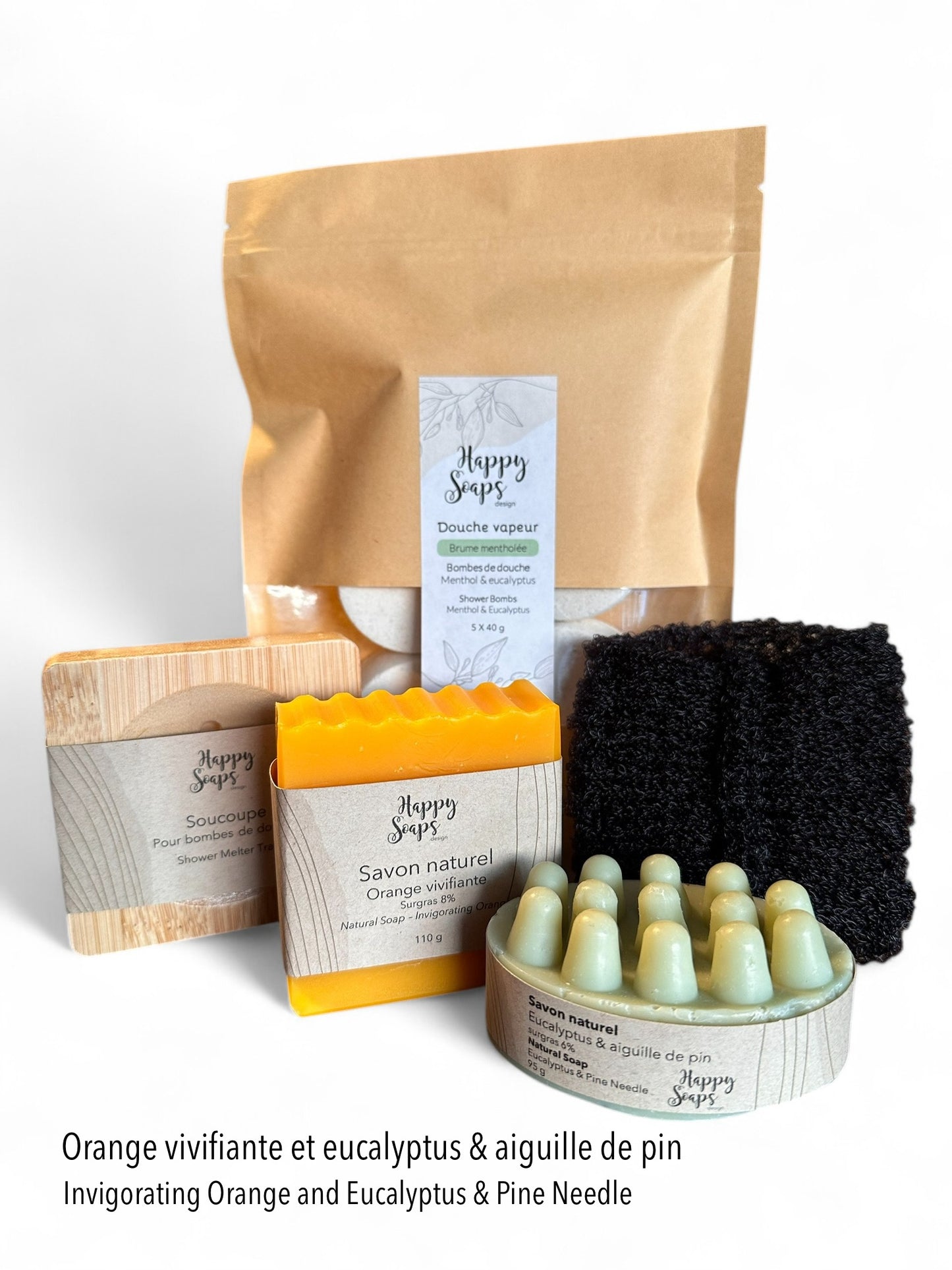 Boite cadeau pour lui - Produits naturels pour la douche